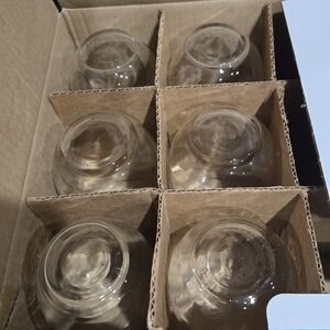 6 - 15oz Stemless Wineglasses New, I Keep 6 Out Of A 12 Pack